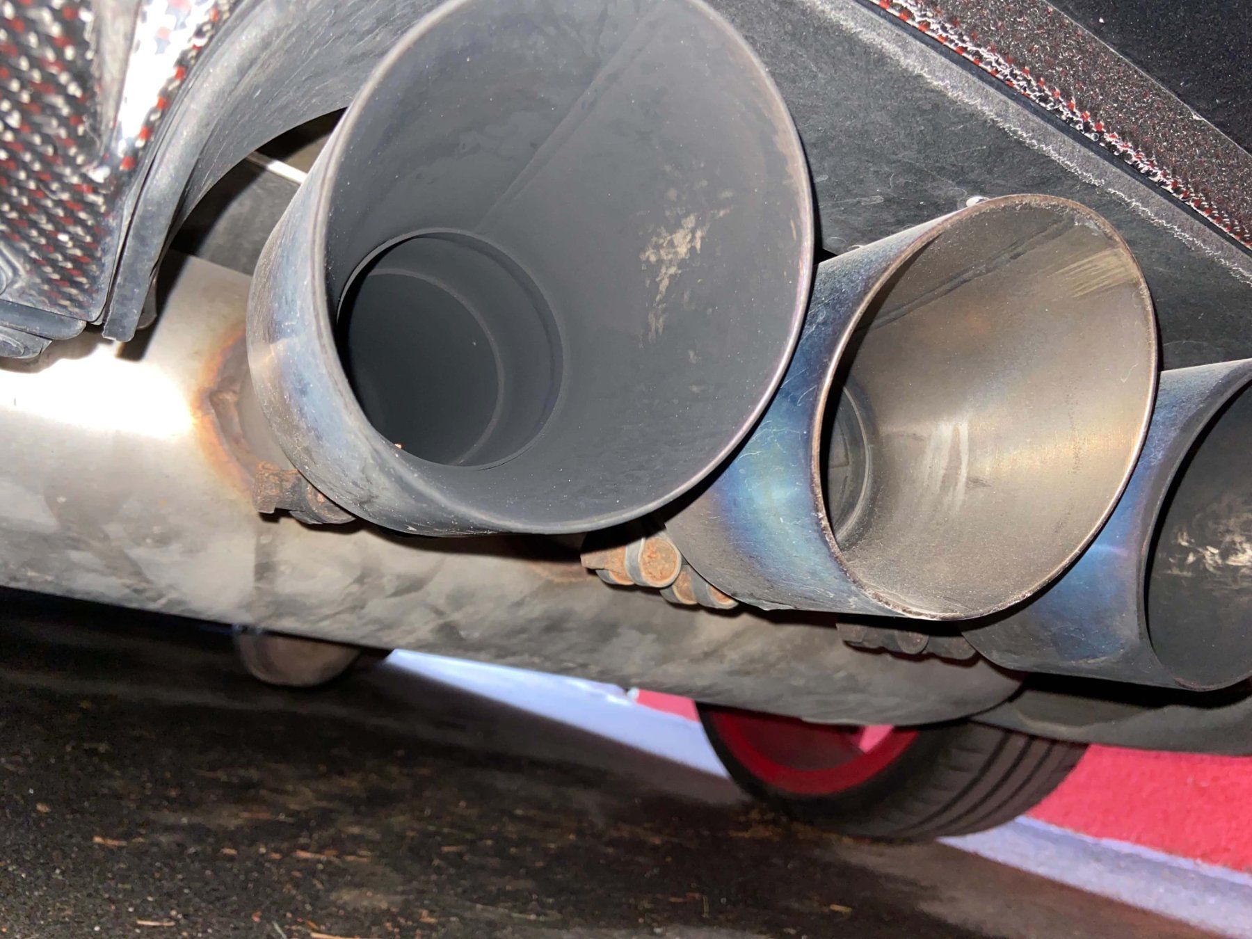Honda Auspuffanlagen: Milltek Catback Resonated 3" Triple GT-100 Burnt Titanium – Gebraucht aus Davos Platz von LeonKennedy7 3