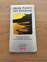 Schweizer Strassenkarte mit Audi-typischen Besonderheiten