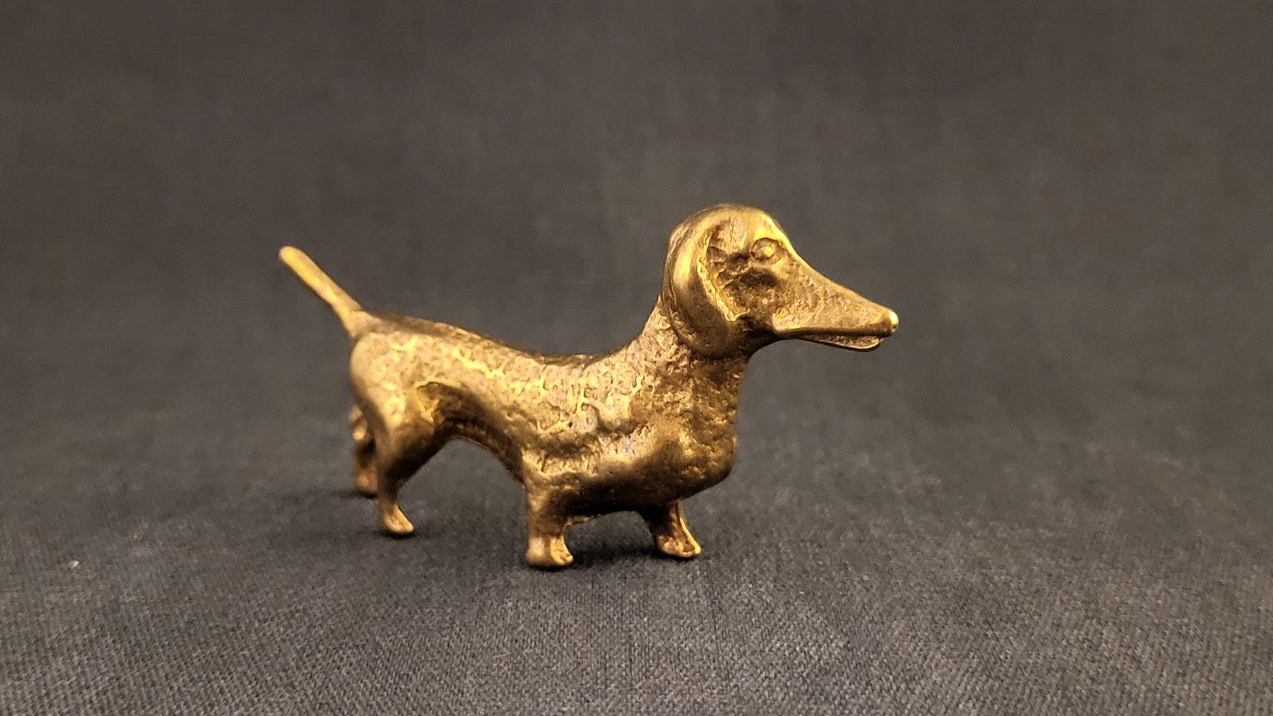 Statuette: Kleiner Metall-Dackel "II" – Usato da Basel venduto da spinne02 2