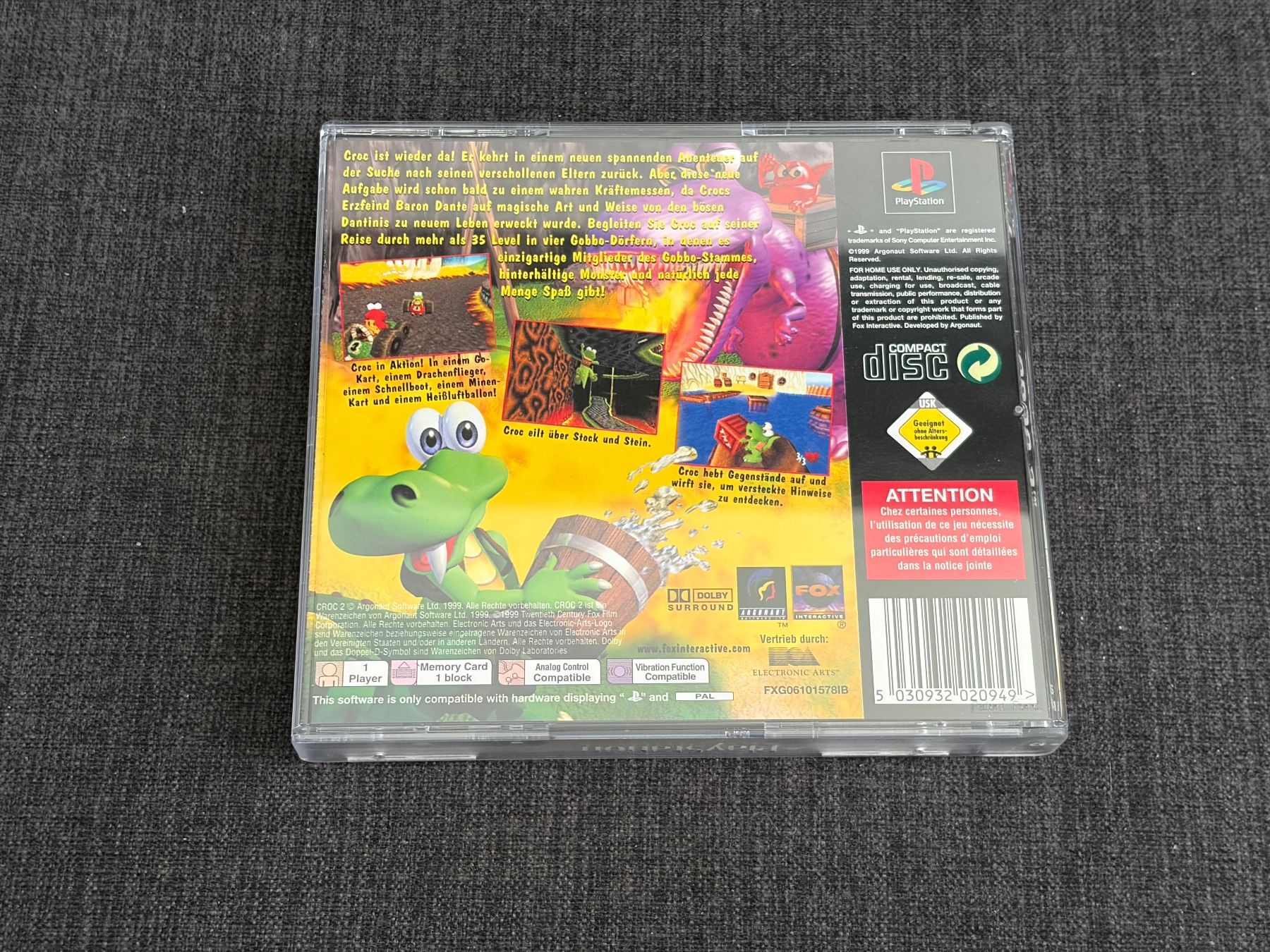 Sony Giochi: PS1 Croc 2 – Usato da Kloten venduto da Kein_Benutzer_Name 2