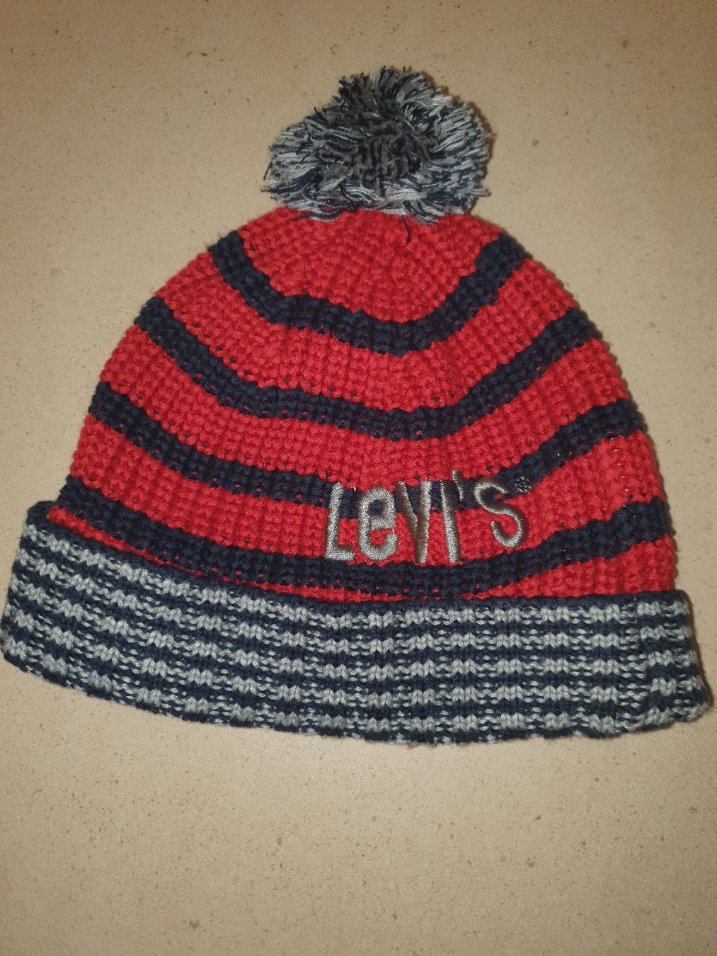Levi's Altro abbigliamento per bambino: Strick Kappe Mütze Levis mit Pompon Grösse 46cm – Nuovo (secondo la descrizione) da Uetendorf venduto da Judi80