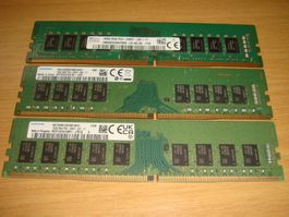 1 stück 16gb ddr4 2400 RAM für Computer. Getestet