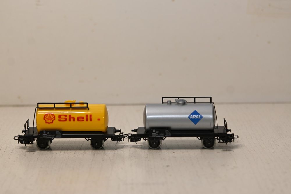 Märklin HO/AC Güterwagen Shell & Aral, Spur H0/AC ohne OVP (Gebraucht ...