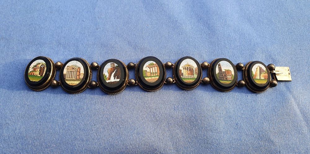 Bracelet Micromosaïque - Référence REF10840J - Occasion - Bijou Artisanal