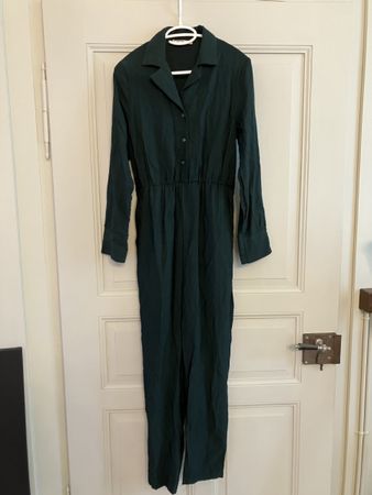 Dunkelgrüner Jumpsuit "Vintage Love", Grösse M, Top Zustand!