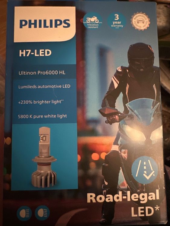 Philips Ultinon Essential G2, H7 LED Lampen, 6500K, Set
