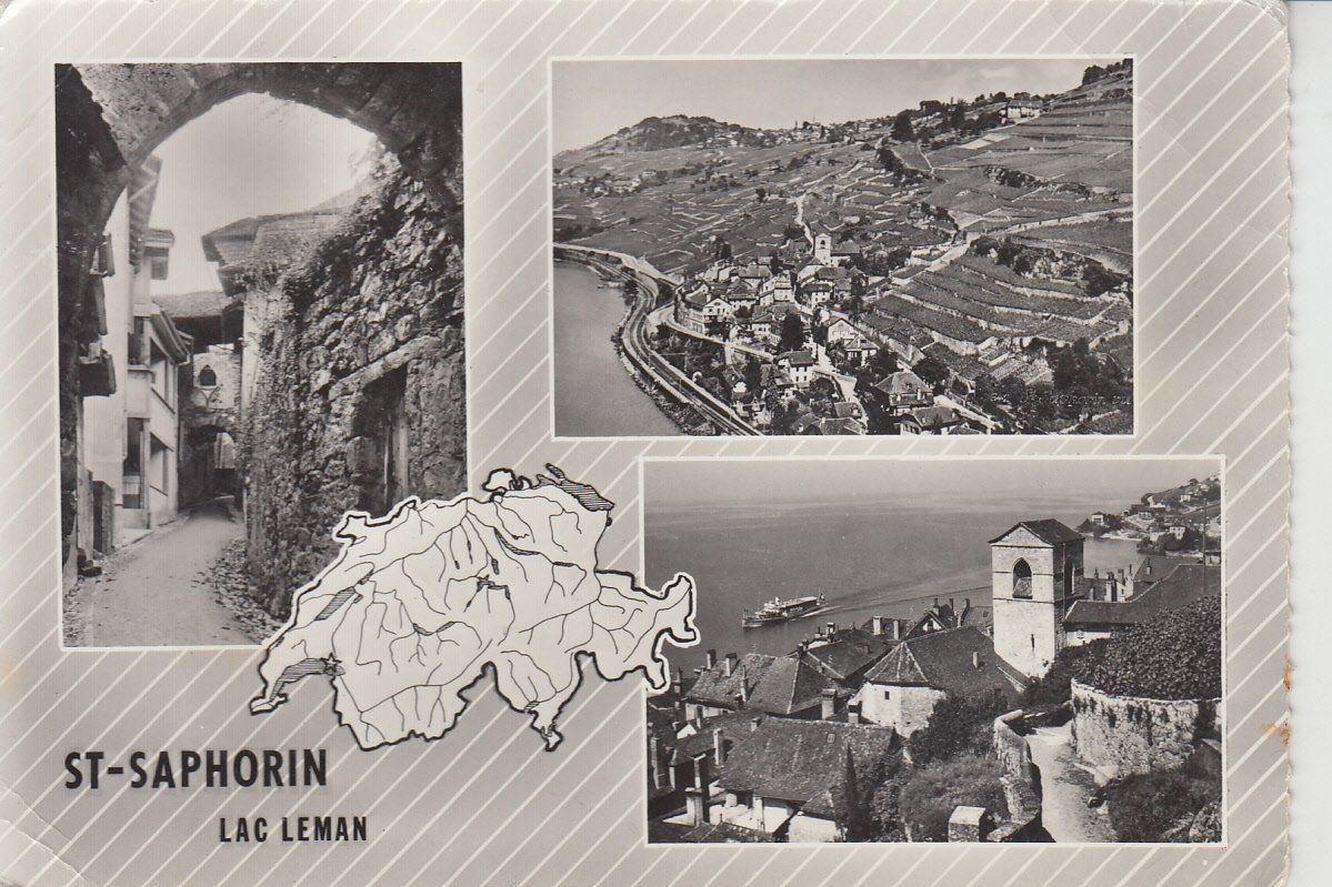 Ansichtskarten: St. Saphorin  VD – Gebraucht aus Brig von Valcards54