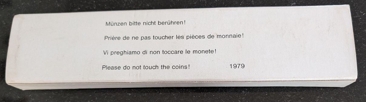 Tutti le monete: Münzsatz Schweiz 1979 pp – Nuovo (secondo la descrizione) da Arch venduto da coinsandmore 2