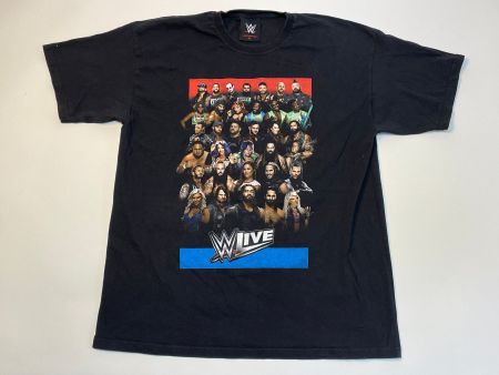 2017 Catch T-Shirt Tour Raw vs Smackdown double print Gr. XL