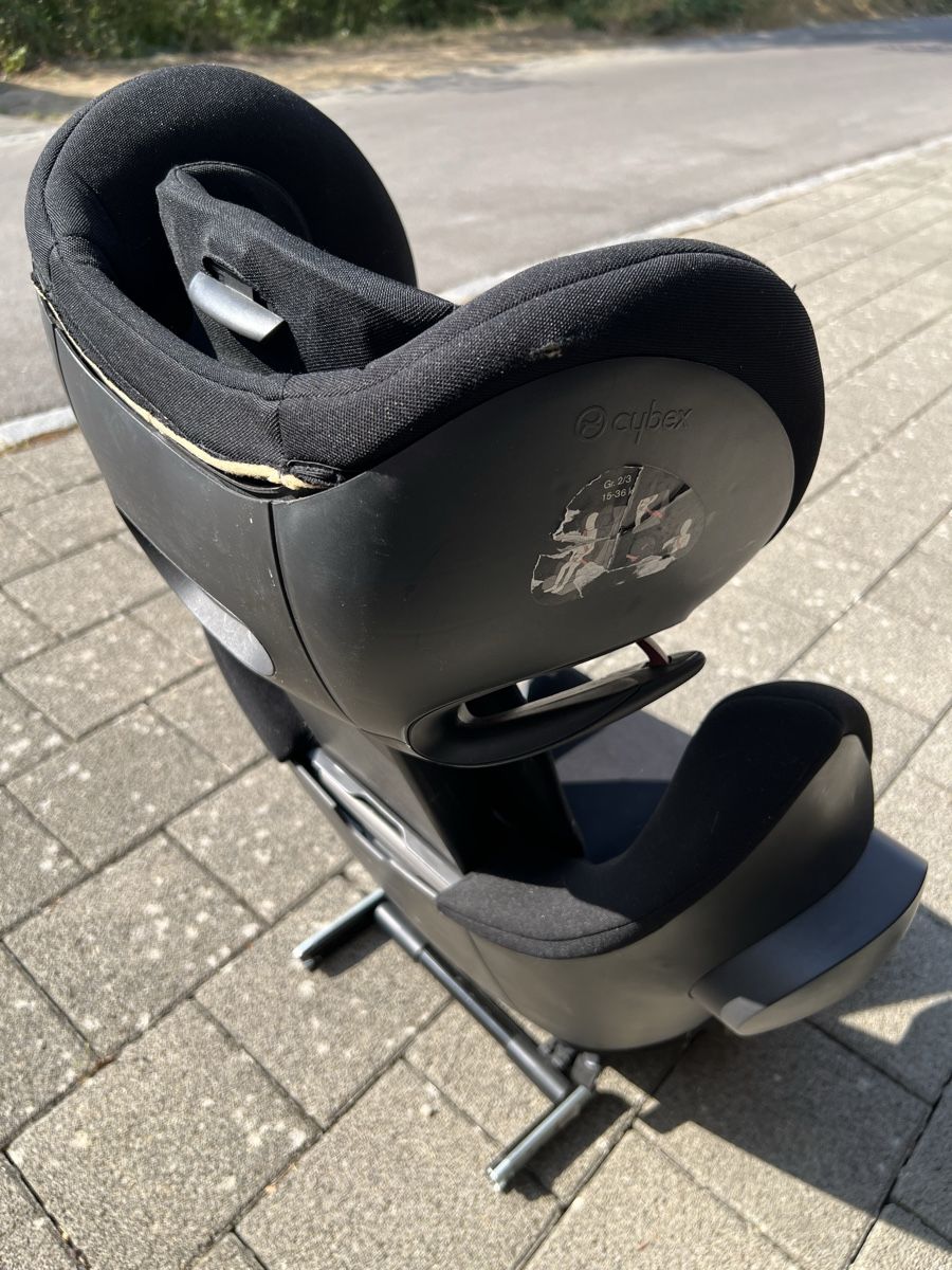 Cybex Seggiolini per auto: Cybex Booster Seat Solution X-Fix Black Used – Usato da Füllinsdorf venduto da andy_candy 5