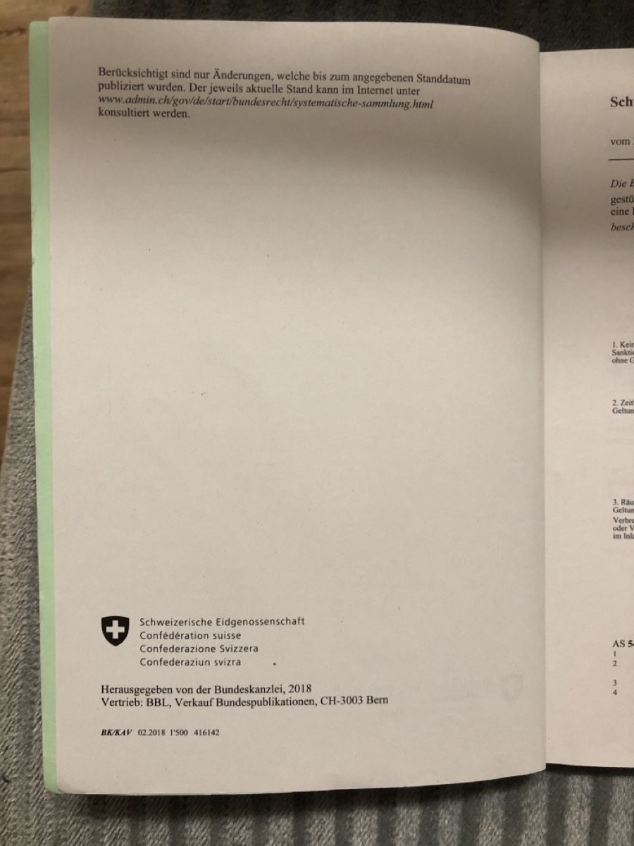 Libri: Schweizerisches Strafgesetzbuch Buch gebraucht – Usato da Zürich venduto da sab_d82w 1