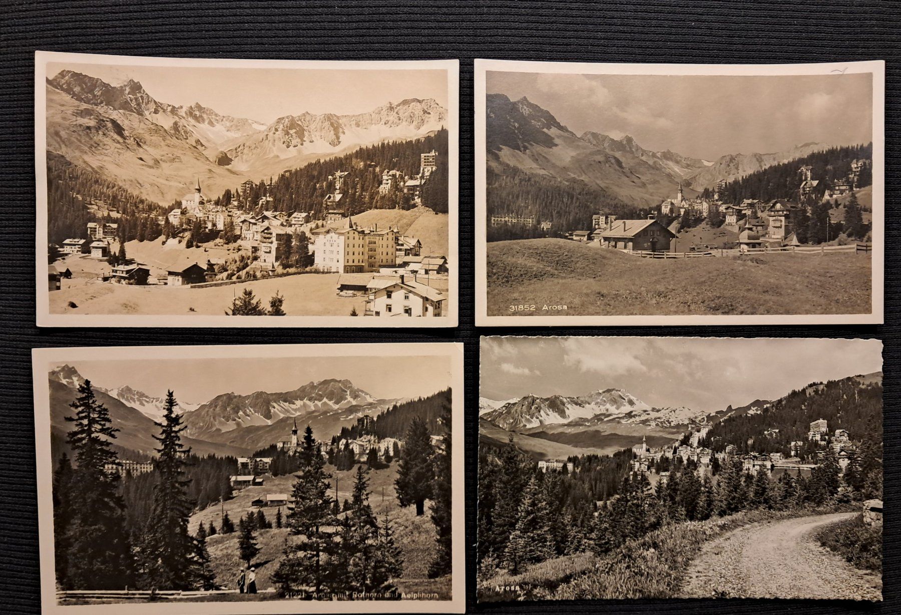 Cartes postales: 4 AK AROSA – D'occasion à Ponto Valentino par giorgia06