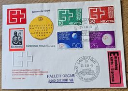 Lettre Exprès Lausanne Clôture de l'Expo 1964