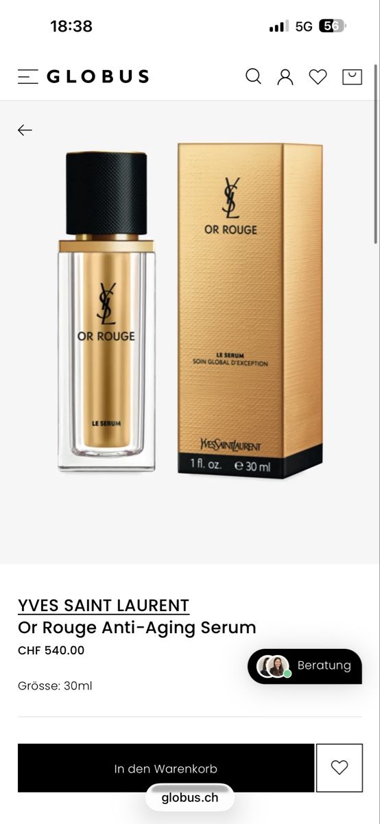 Saint Laurent Cura del viso: ** YSL - OR ROUGE/ETUI - SET ** – Nuovo e nell'imballaggio originale da Giebenach venduto da BeautyLover.90s 3