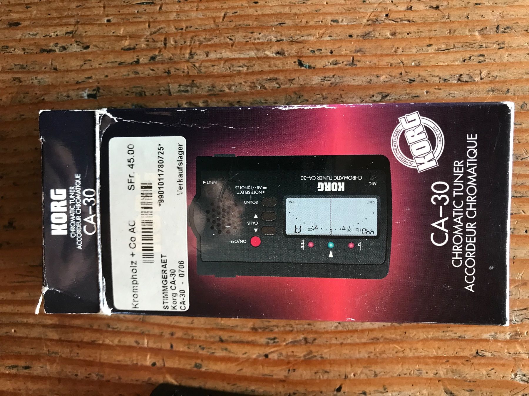 Strumenti musicali: KORG Accordeur CHROMATIC – Usato da Delémont venduto da vcx 1