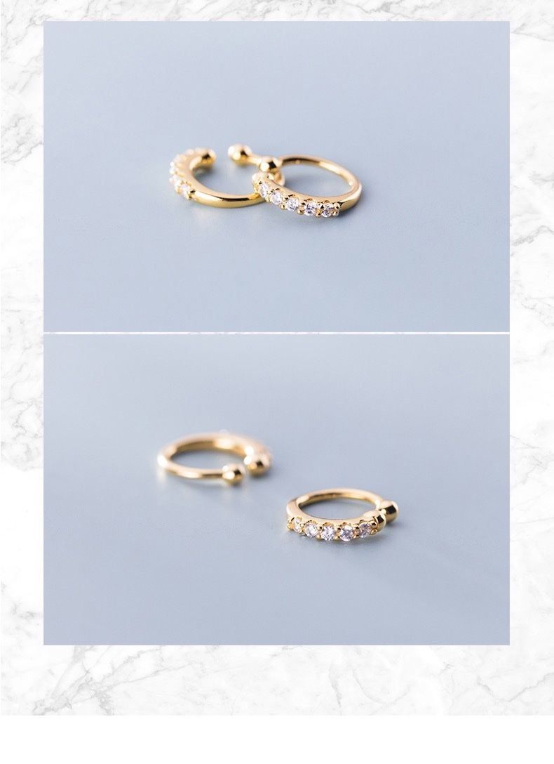 Orecchini pendenti & Orecchini a lobo: silber ear cuffs – Nuovo e nell'imballaggio originale da St. Gallen venduto da yatoot26 2