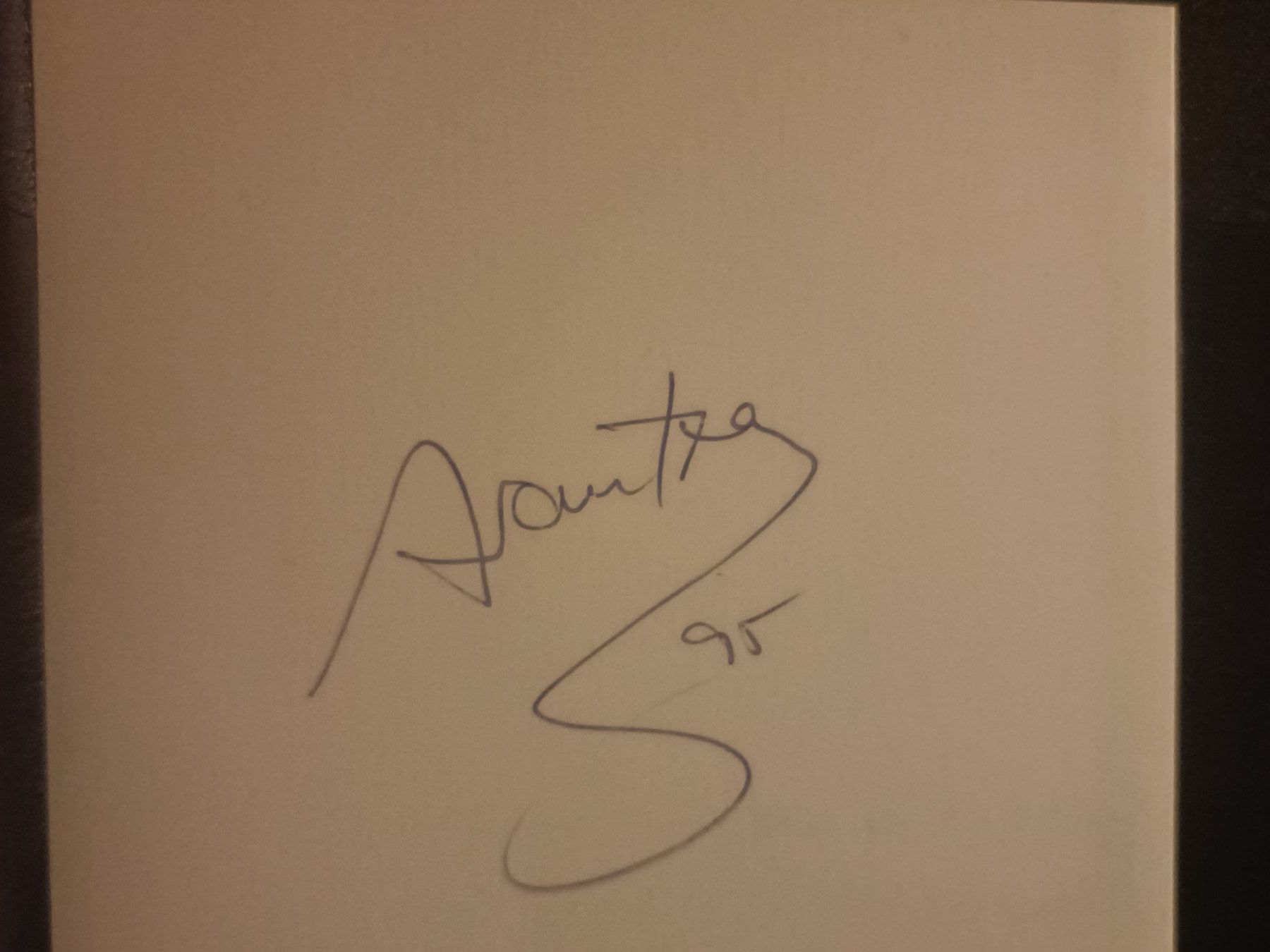 Autografi: Arantxa Sánchez Vicario - handsigniert – Usato da Menziken venduto da Artographs 1