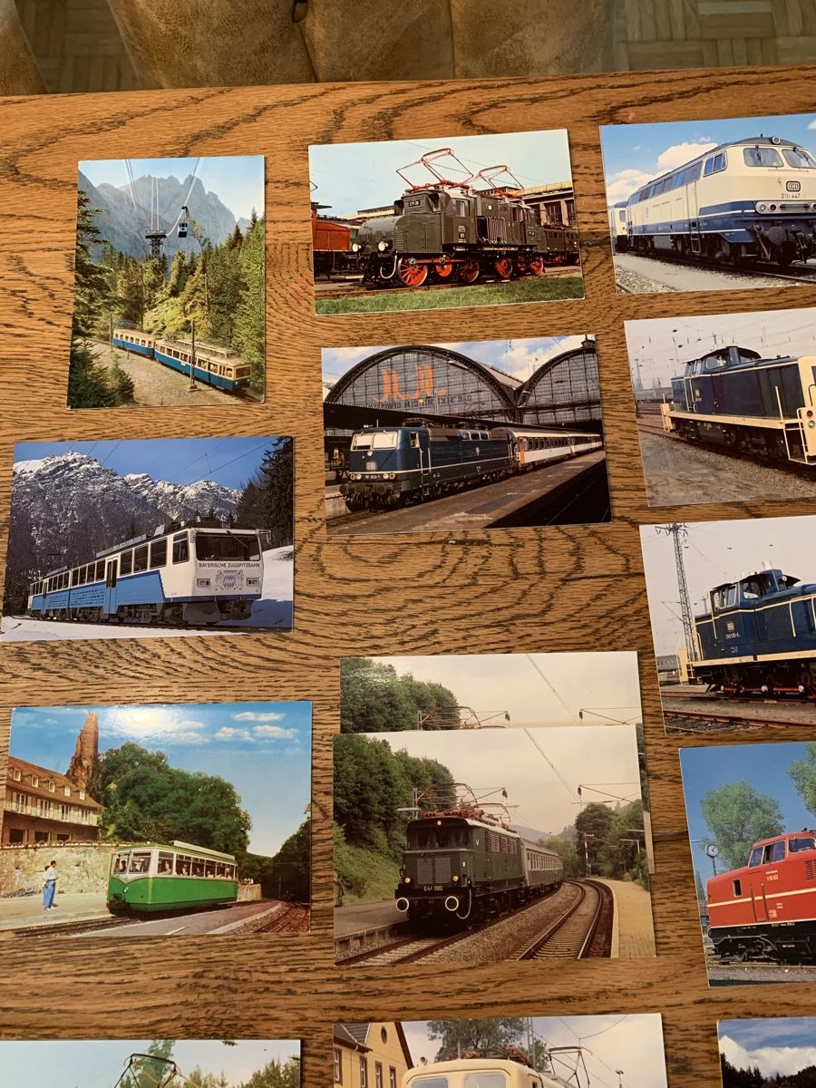 Modelleisenbahnen: Deutsche Diesel - E - Loks, andere, Bilder- Postkarten 33 St – Gebraucht aus Winden von EmilNeu 8