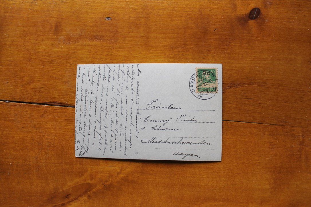 Cartoline postali: AK Davosersee – Usato da Oftringen venduto da kambodo 1