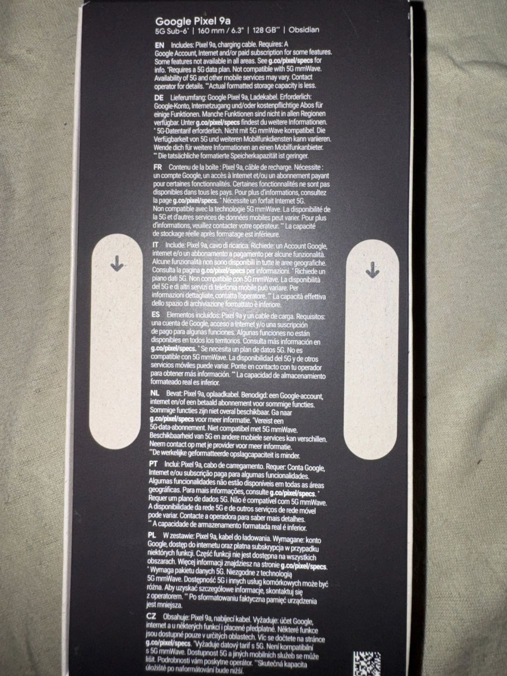 Google Handys / Smartphones: Google Pixel 9a 128GB no sim lock neu versiegelt – Neu und originalverpackt aus Zürich von boh_rdd6 2