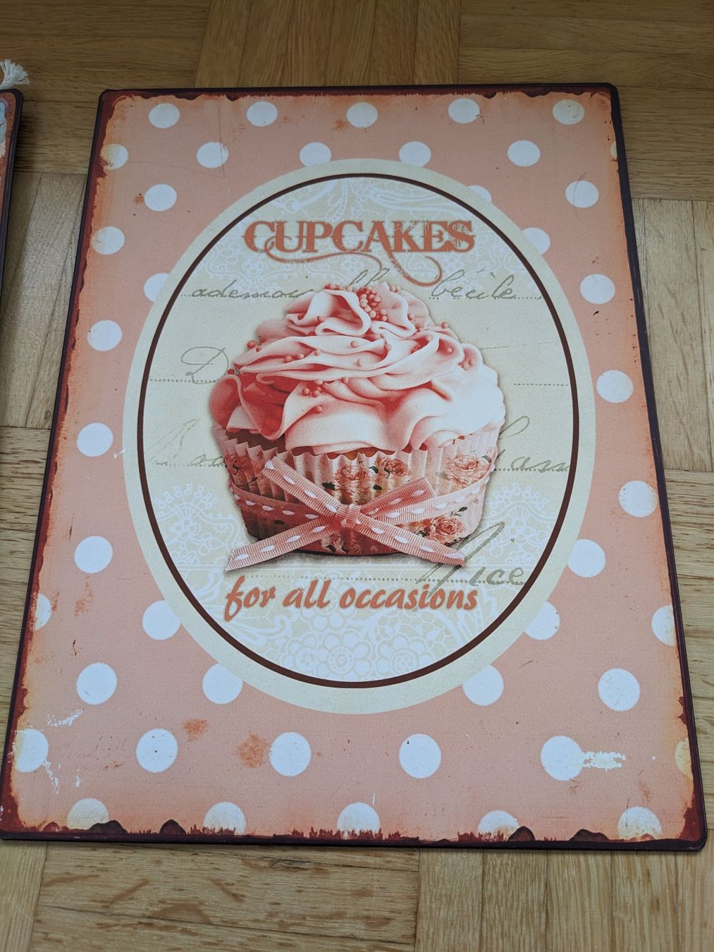 Insegne: 2 Schilder Deko Keep calm eat cupcakes – Usato da Lengnau AG venduto da Nathi88 5