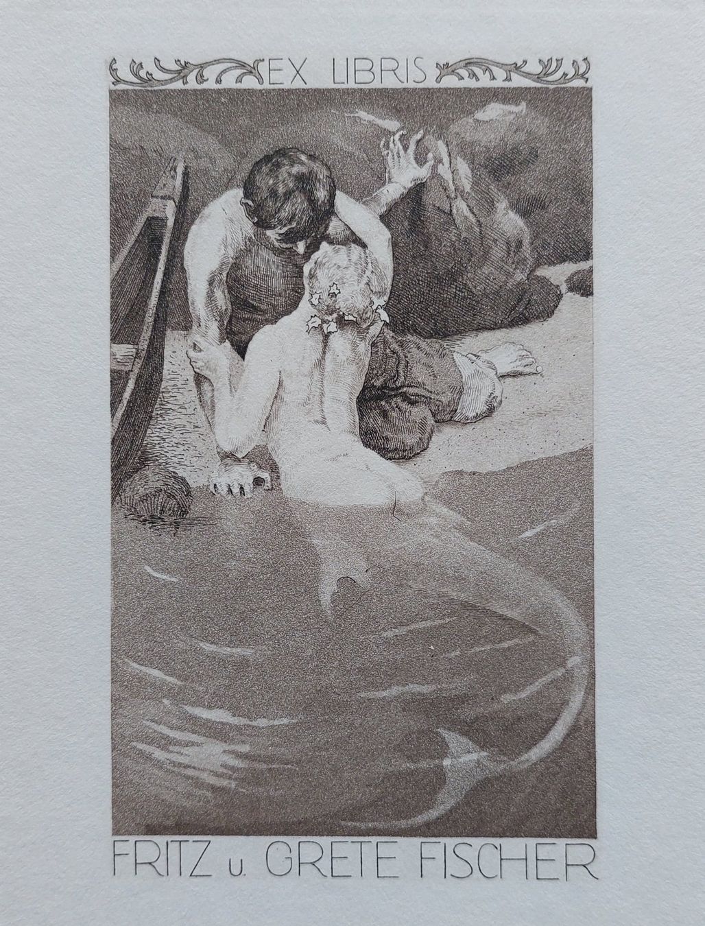 Dipinti: Exlibris Wilhelm Wiszkocsil - Original Radierung – Usato da Obfelden venduto da Exlibris-Art