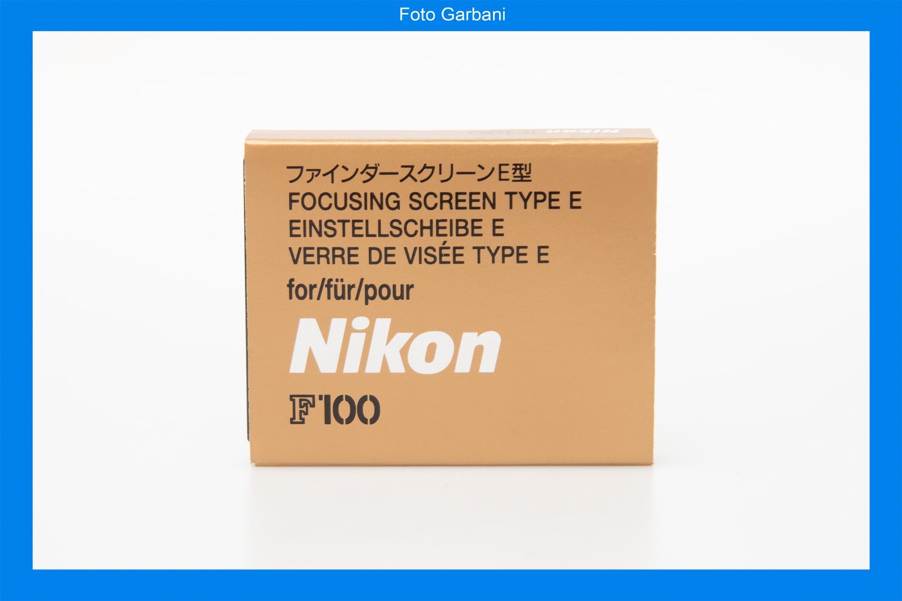 Nikon Fotocamera: Nikon schermo di messa a fuoco F100 Type E – Usato da Muralto venduto da FotoGarbani