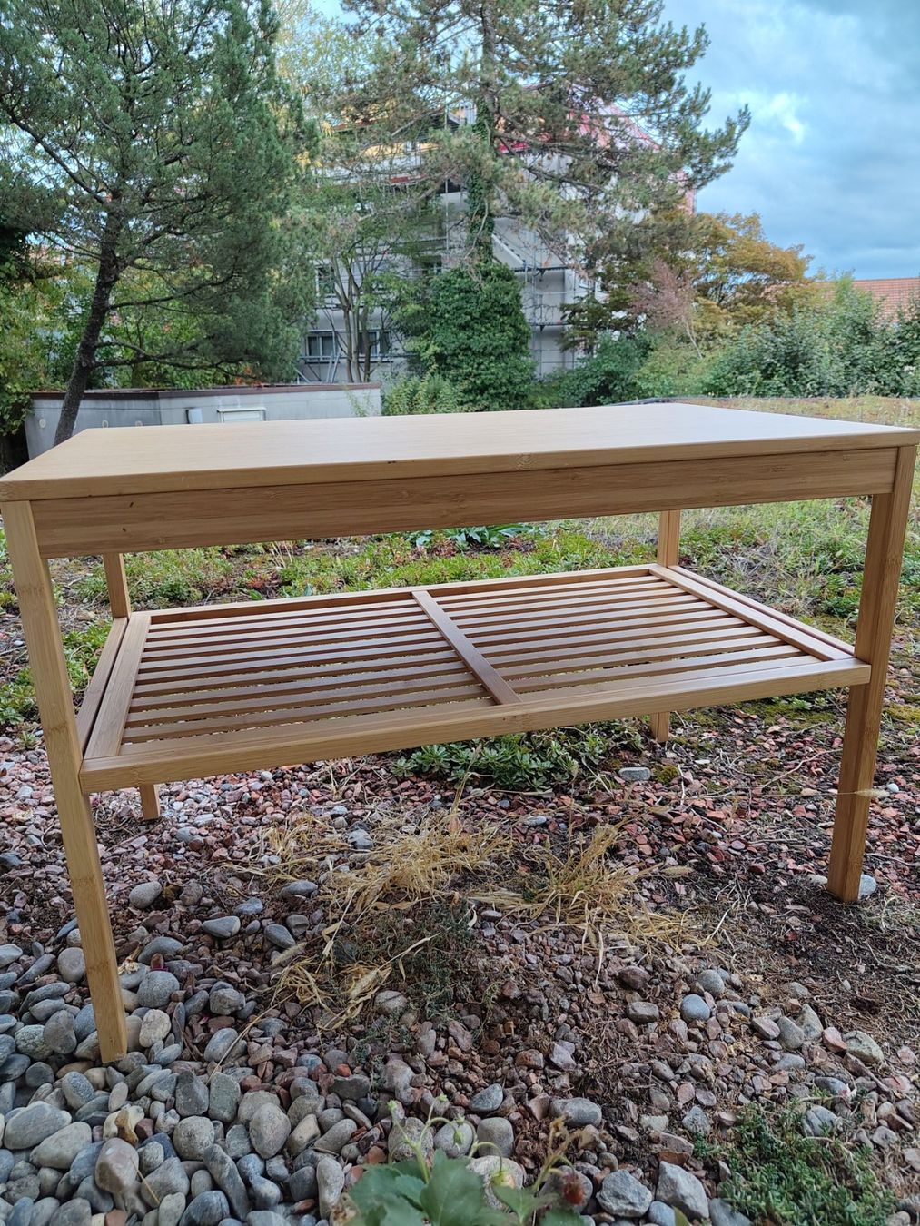 Ikea Tables: Table basse bambou avec étagère – D'occasion à Bern par agn_bw8y 1