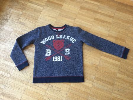 Kinder Pulli Blau, Gr 146