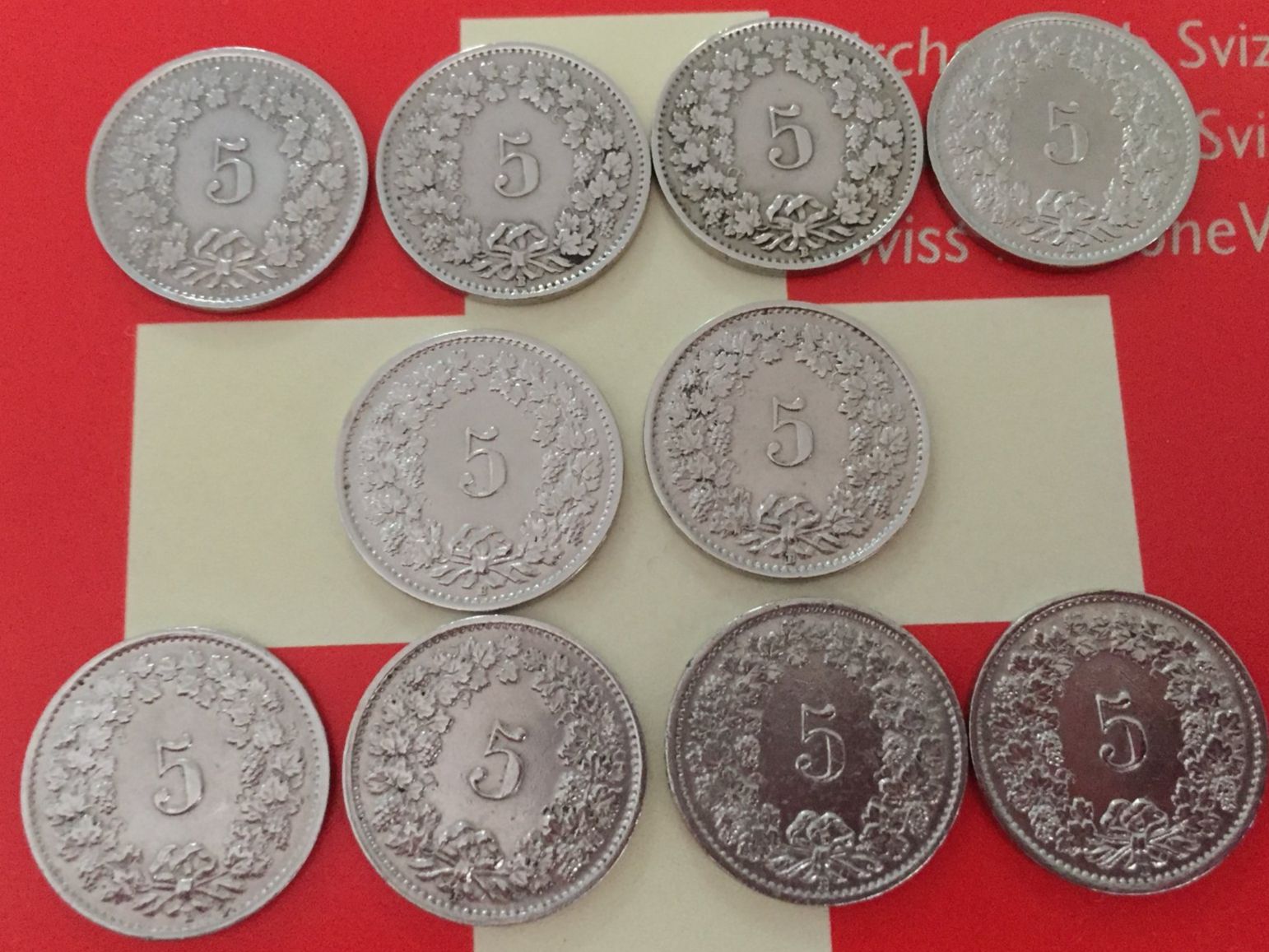 Tutti le monete: 5 Rappen - LOT 1931-1939 – Usato da Elsau venduto da herbybay 3