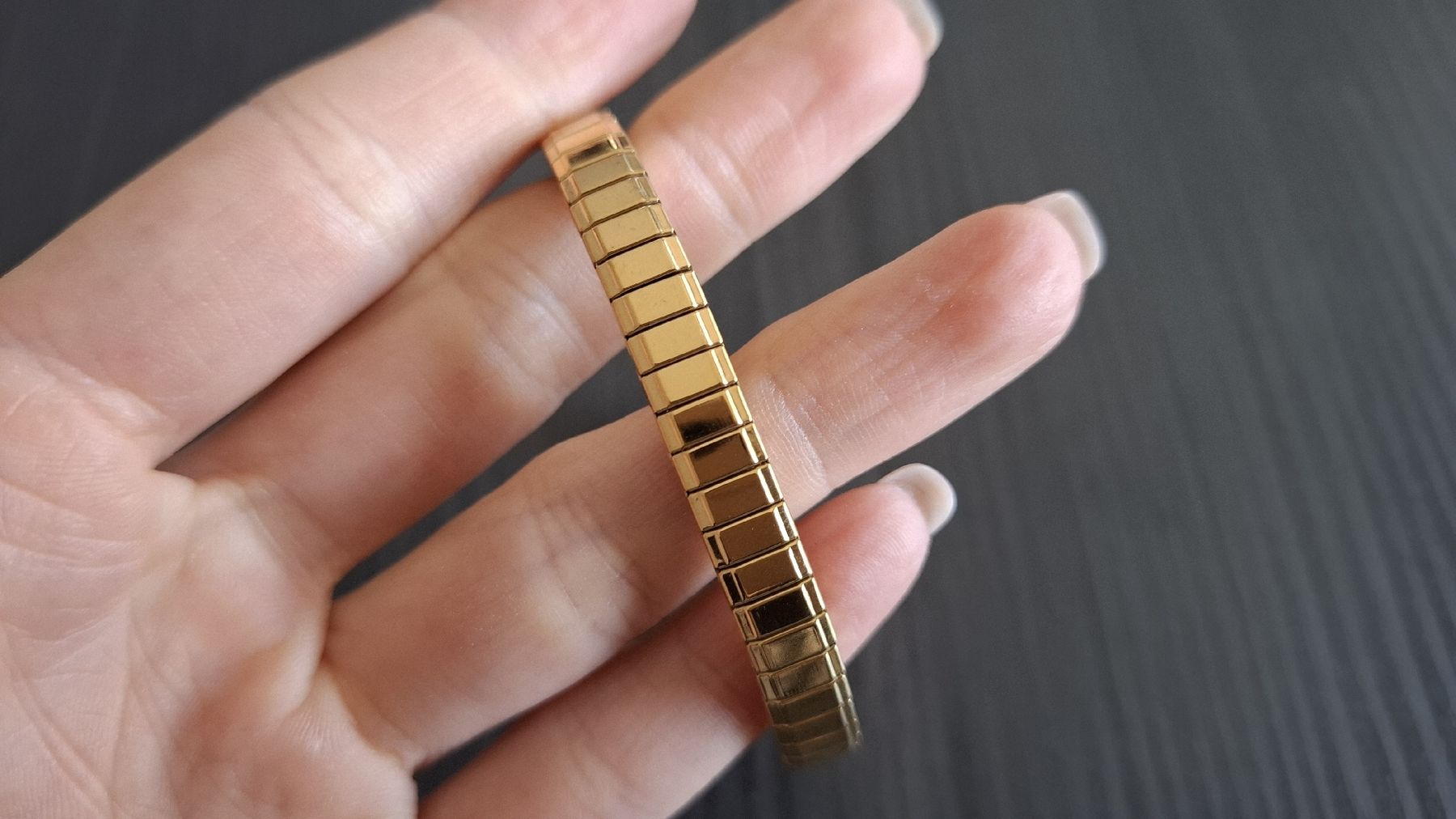 Bracciali & Braccialetti: Goldiges Edelstahl Armband – Nuovo (secondo la descrizione) da Rickenbach b. Wil venduto da VeryLovelyThings 2
