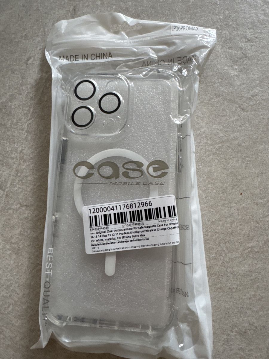 Apple Cover & Protezioni schermo: Cover iPhone 16 pro Max – Nuovo e nell'imballaggio originale da Buttikon SZ venduto da alf_g6sd 2