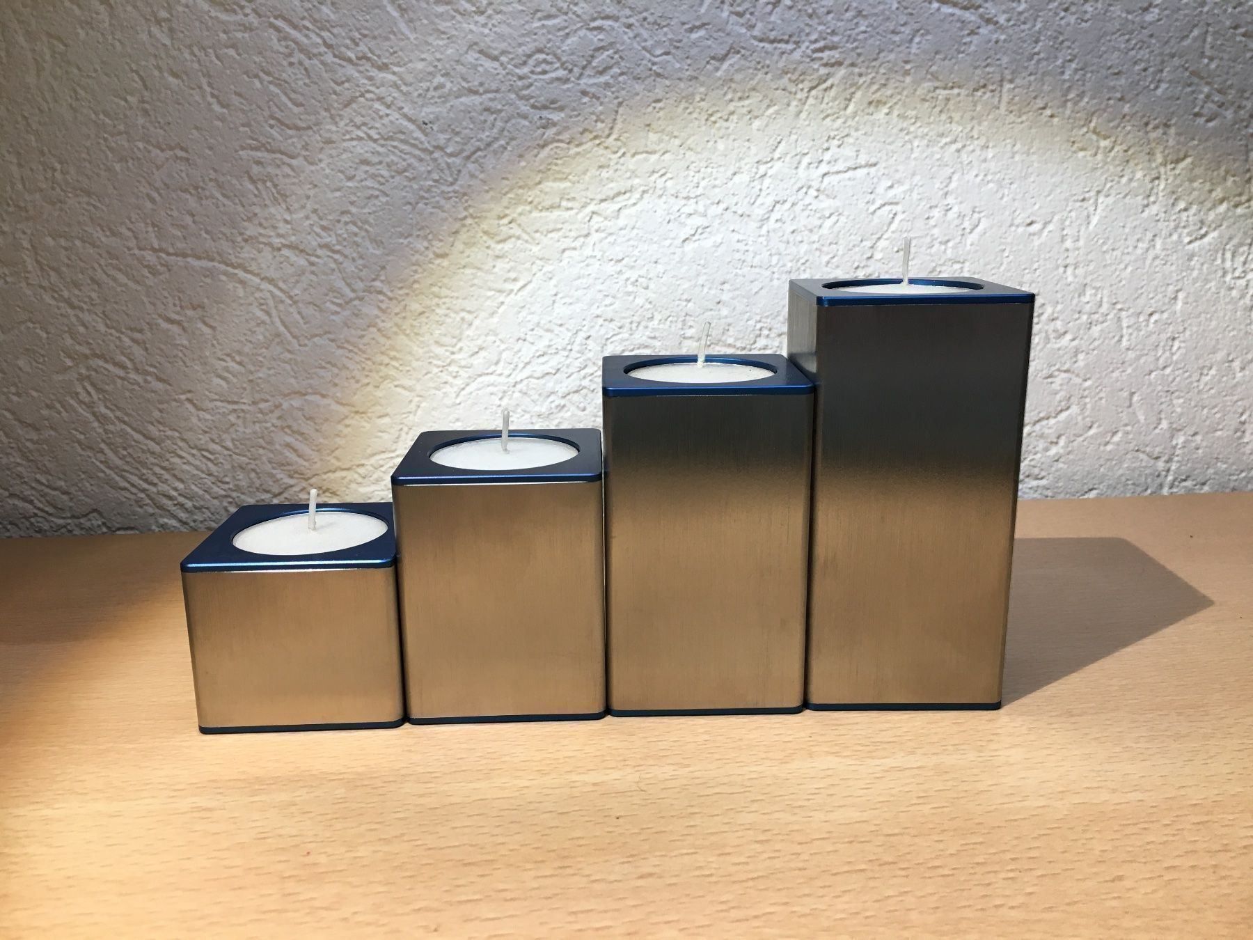 Portacandele: Kerzenständer Tischmodell CUBE / Geschenk Idee – Nuovo e nell'imballaggio originale da Hinwil venduto da Samick 3