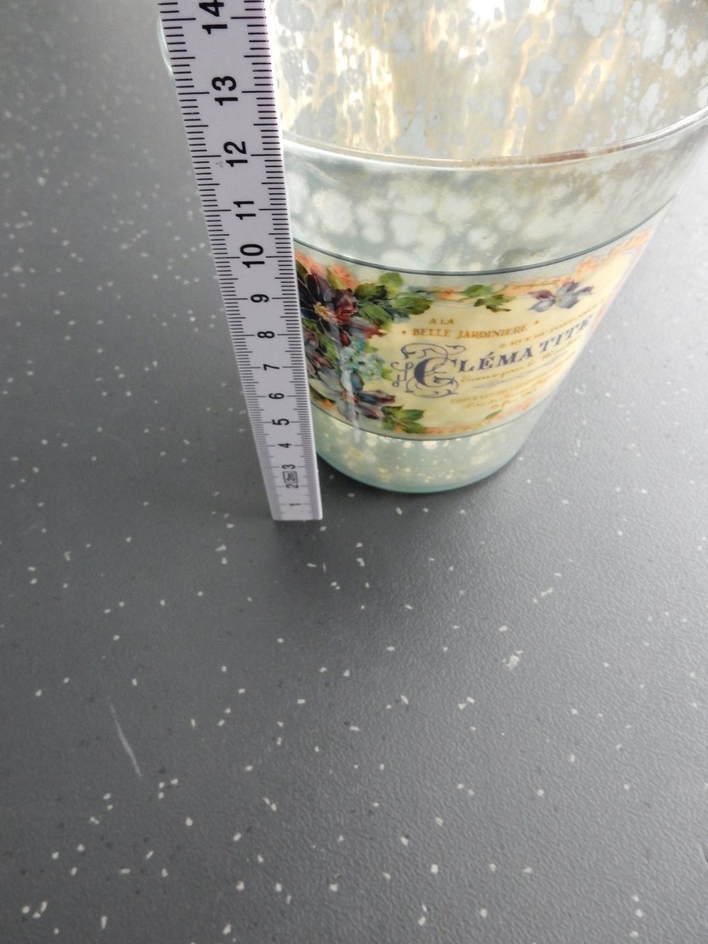 Vasi per fiori: Vintage Übertopf "Clématite" - Shabby Chic Glas Neu Cachepot – Nuovo (secondo la descrizione) da Jona venduto da simongarden 3