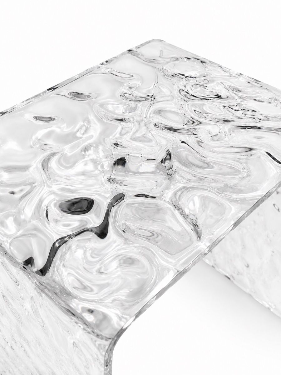 Sgabelli: Moderner Acryl Hocker transparent – Ripple Design – Nuovo (secondo la descrizione) da Aarberg venduto da LovelyThings_ 1