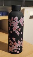 Thermosflasche/Wasserflasche mit Kirschblüten Motiv