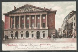 Carte P de 1902 ( Neuchâtel / Hôtel de Ville )