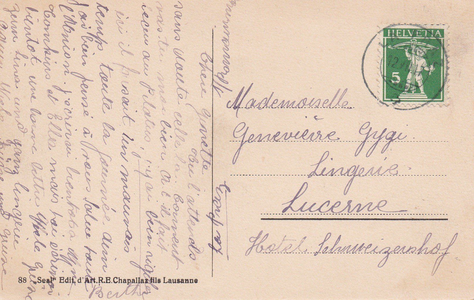 Cartoline postali: AK - La Praz - gel. 12.7.1917 – Usato da Fribourg venduto da schnalla92 1