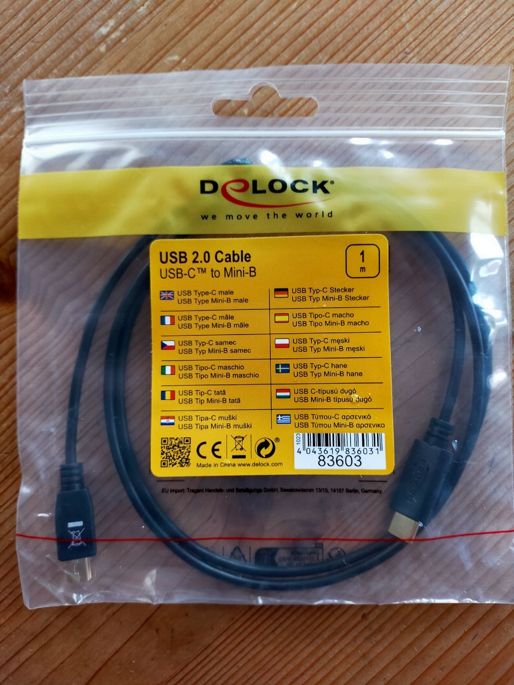Cavi: USB 2.0 Cable 1 Meter – Nuovo e nell'imballaggio originale da Oberhofen TG venduto da tryxta