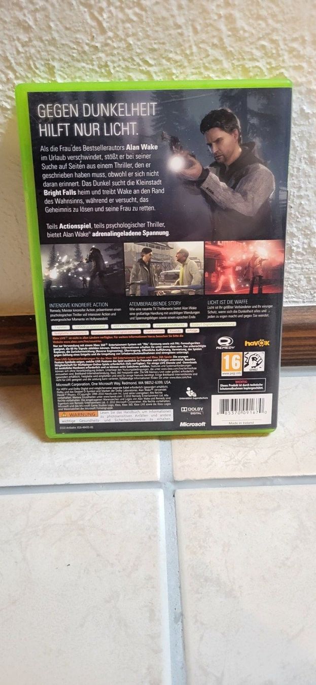 Microsoft Giochi: Xbox 360 Spiel - Alan Wake – Usato da Münsingen venduto da Heroism2010 1