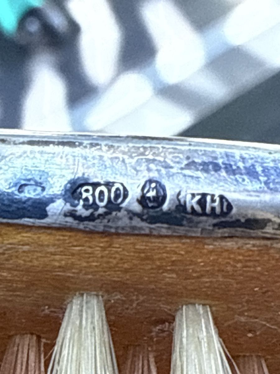 Altro per la cura dei capelli: Antike Bürste, Silber 800,  ca.  192 Gramm – Usato da Muttenz venduto da starwatch 3
