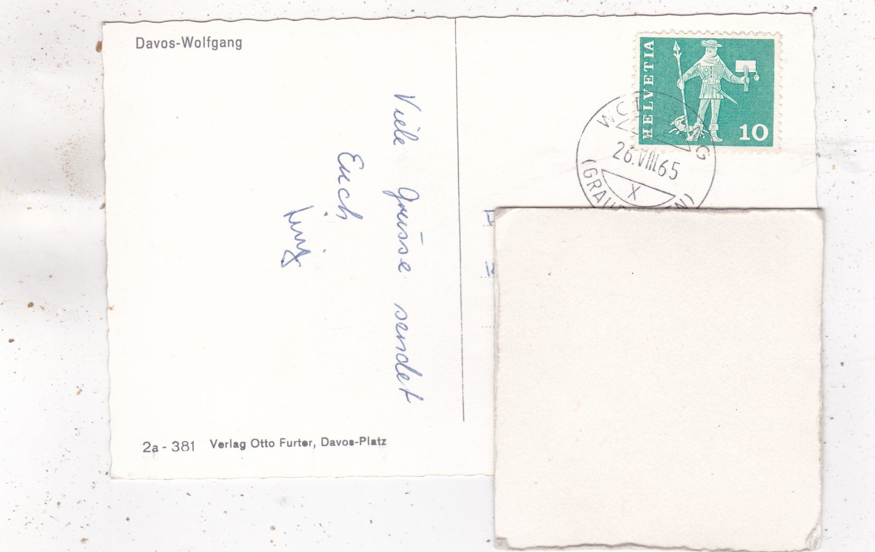 Cartoline postali: Davos Wolfgang 1965 – Usato da Herisau venduto da Lisegrat2008 1