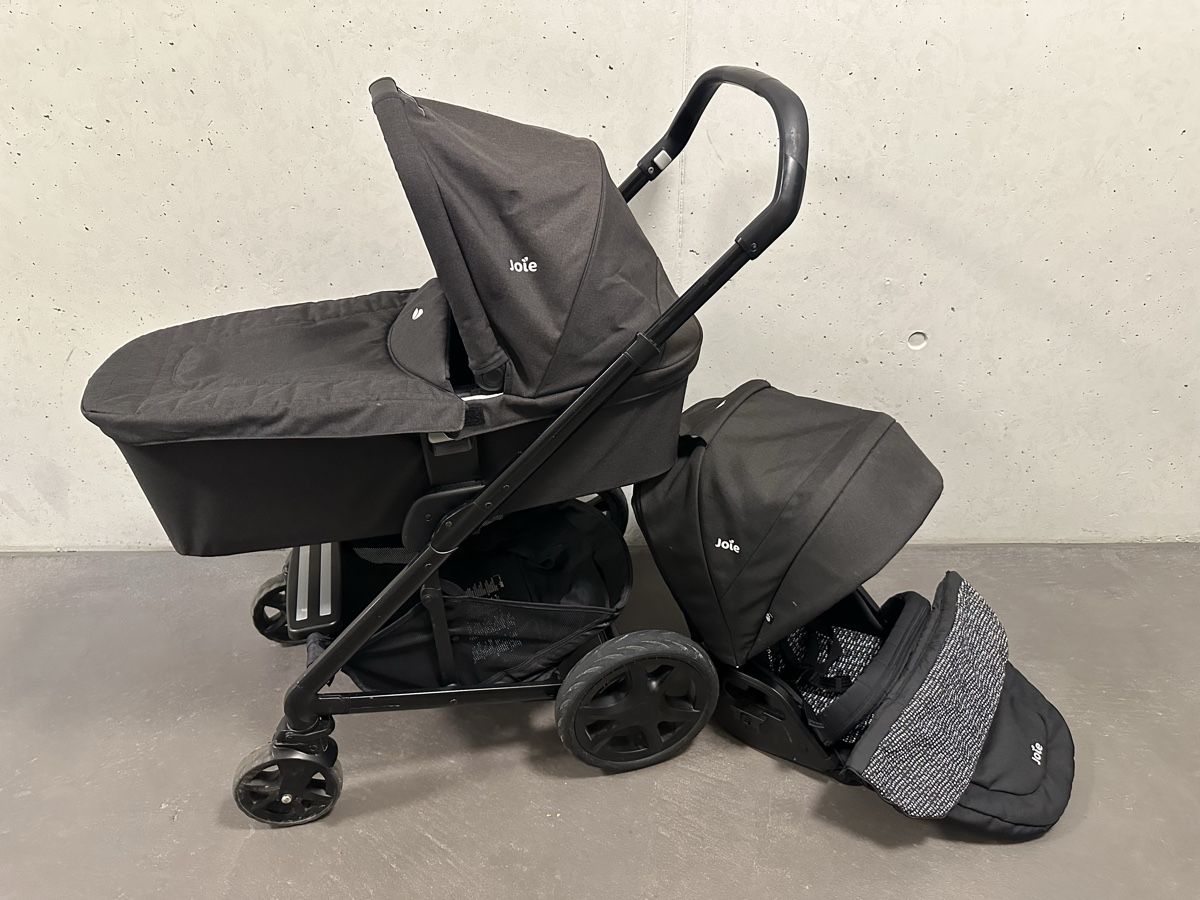Joie Kinderwagen: Joie Chrome Stroller with Carrycot - very good state – Gebraucht aus Baden von emi_55vx 1