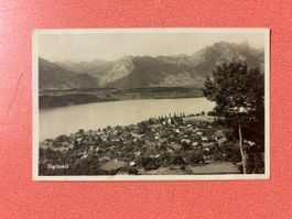 Postkarte Sigriswil mit Bergpanorama und See guter Zustand