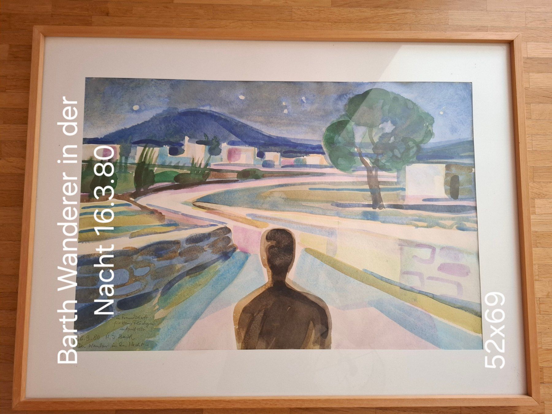 Poster & Bilder: Bild von Hans Jakob Barth, Riehen – Gebraucht aus Allschwil von Flupis
