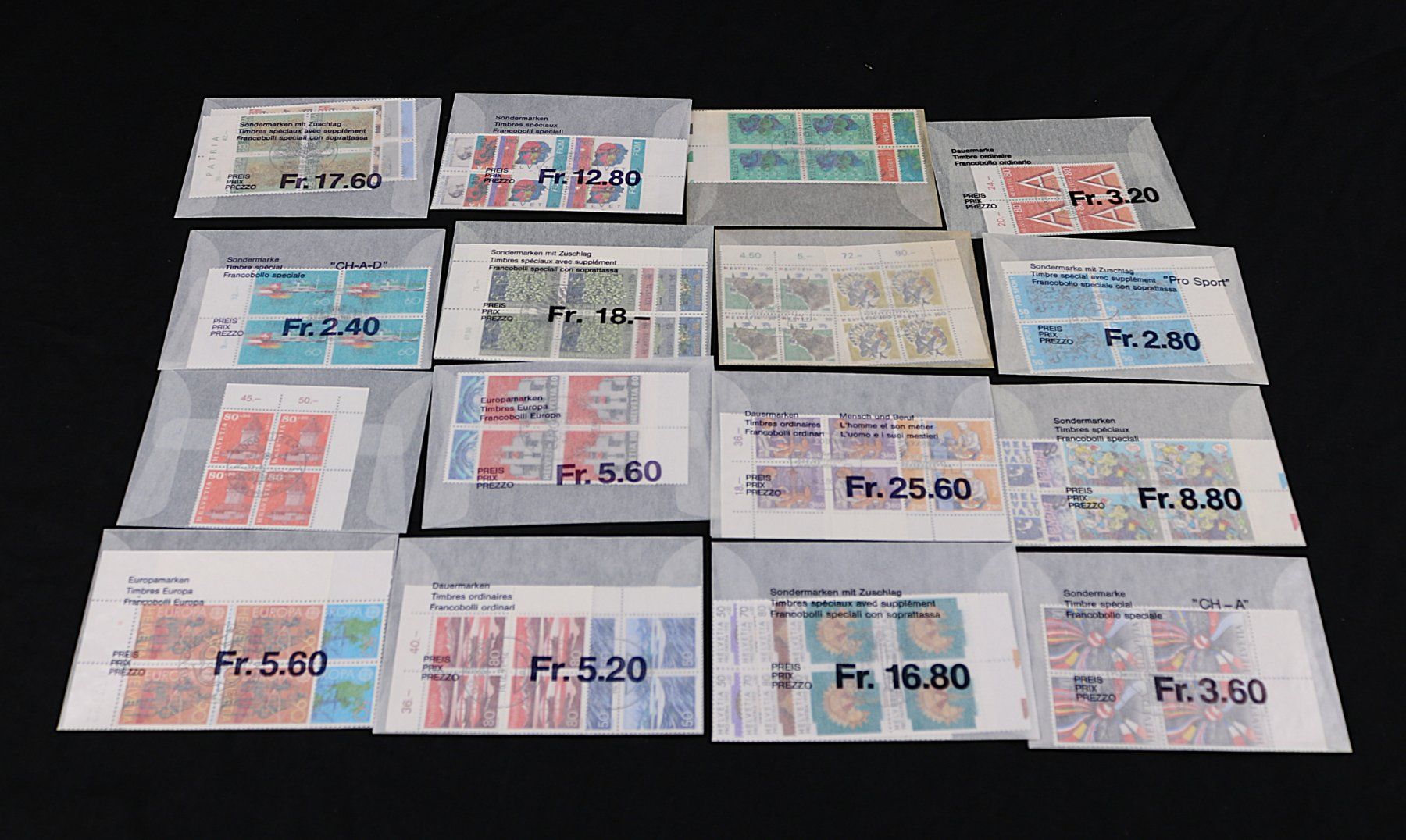 Alle Briefmarken: Grosse Briefmarkensammlung Schweiz – Gebraucht aus Volketswil von brockipfannenstil