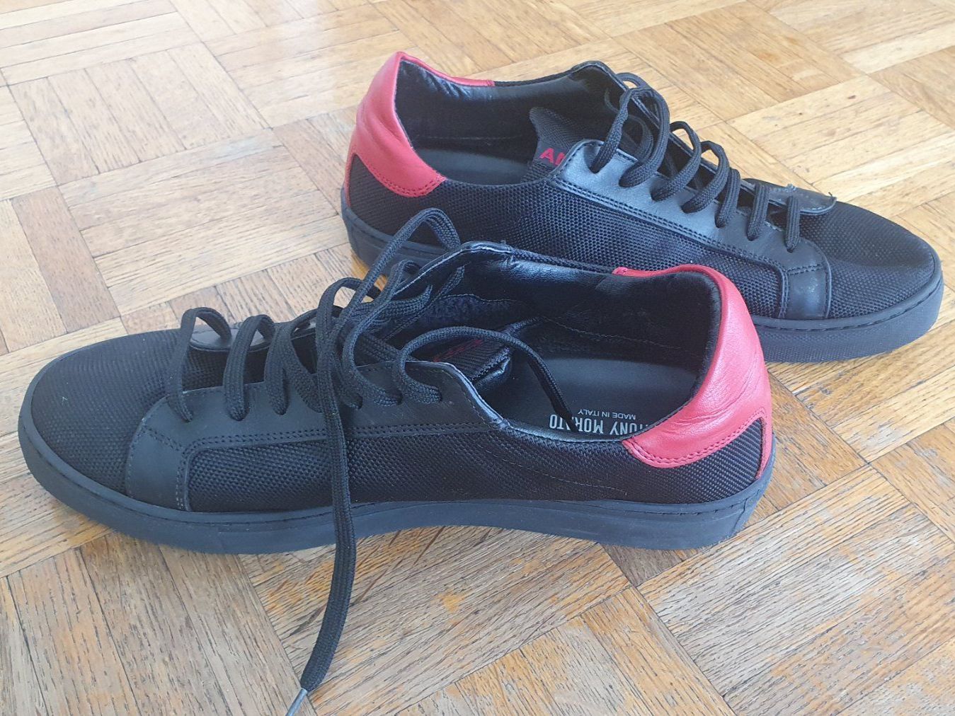 Herrenschuhe: ANTONY MORATO Sneaker, Schwarz/Rot, Gr. 42 – Gebraucht aus Zürich von Kadija6 2