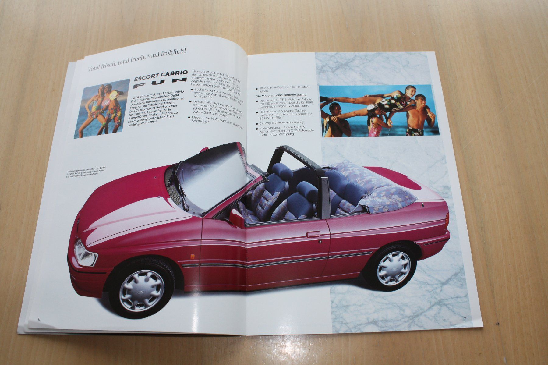 Ford Documenti: Ford Escort Cabrio Prospekt 1994 – Usato da Wikon venduto da erwin400 3
