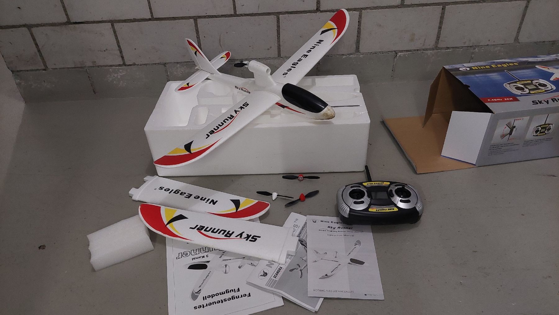 RC Modellbau: RC Flugzeug Nine Eagles Sky Runner – Gebraucht aus Uster von Dmarra 2