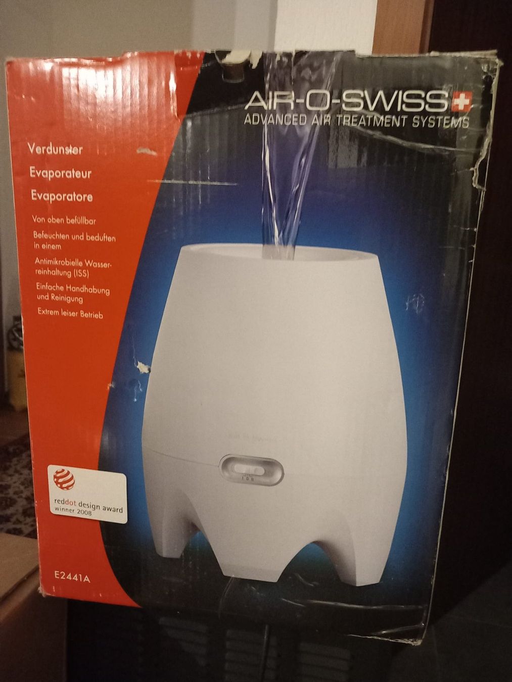Umidificatori d'aria: AIR-O-SWISS Evaporator E2441A – Usato da Granges-Paccot venduto da aht_jwj9